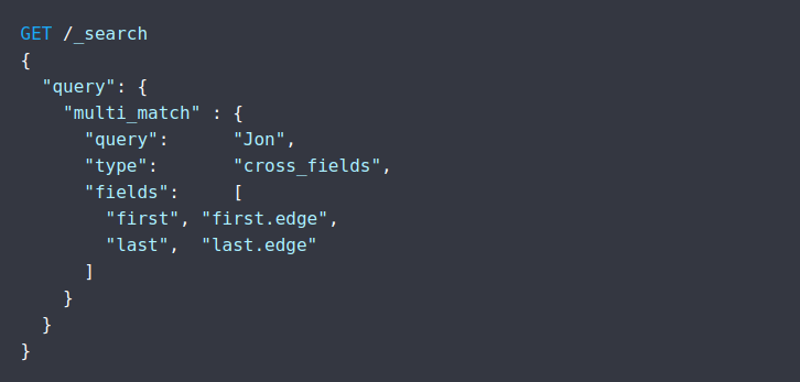 elasticsearch multi match query example